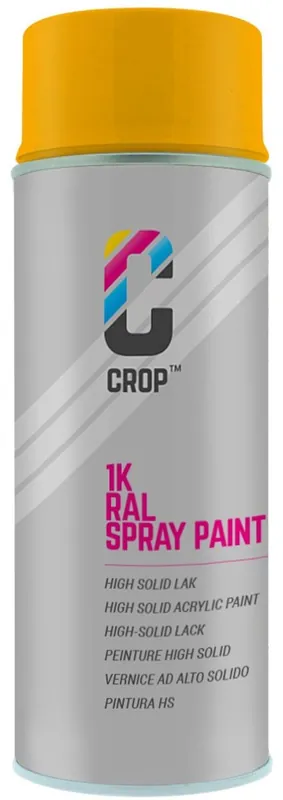 CROP RAL 1003 Zijdeglans Signaalgeel spuitbus 400ml Meest Verkocht